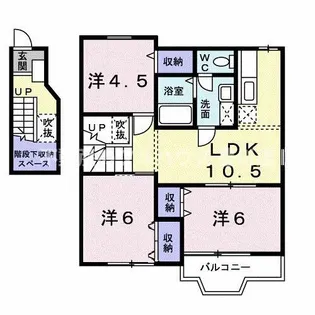 レジデンス21 B【2階】の間取り