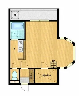 セザンヌ三谷【206号室】の間取り