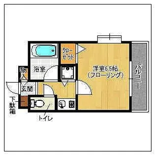 ライオンズマンション大手門第2【10階】の間取り