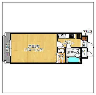 エクセランス・ド・天神【609号室】の間取り