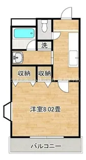 チュリッシュハイツ【103号室】の間取り