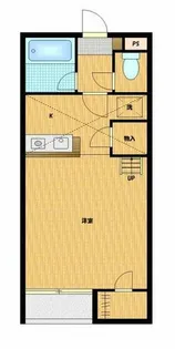 セザンヌ飯村【A-205号室】の間取り