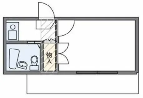 ポルテ御殿山【2階】の間取り