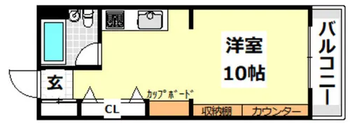 メゾン茨木【924号室】の間取り