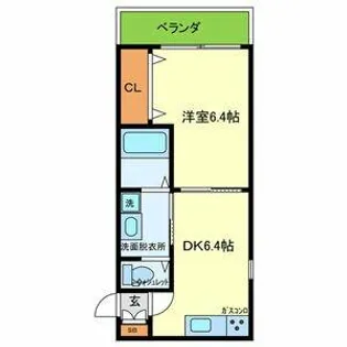 STABLE SHOJIHIGASHI【1階】の間取り