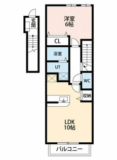 セレーノ(井内町)【203号室】の間取り