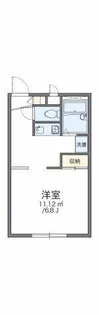 レオパレス富秋【1階】の間取り