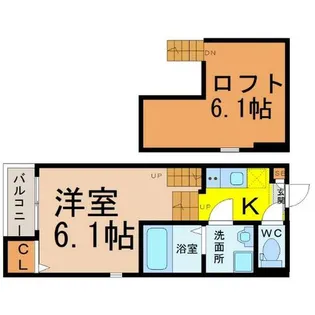 アーク名古屋【2階】の間取り