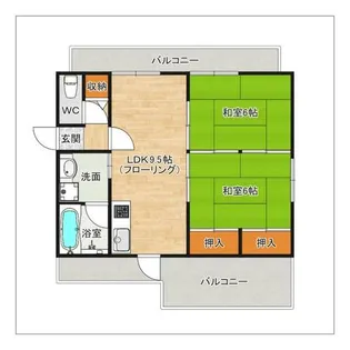 アマノビル【402号室】の間取り