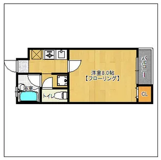 PLEAST姪浜III【208号室】の間取り
