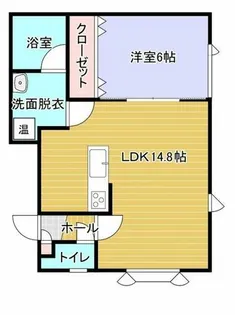 ピュアベイサイド【202号室】の間取り