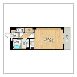 アシュラン アパルト【1-303号室】の間取り