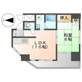 末広マンション【202号室】の間取り