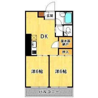 トーカン第2キャステール【9階】の間取り