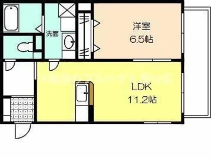 アトランティス四ツ谷【1階】の間取り