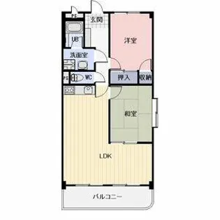 La riviere【3階】の間取り