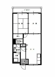 パークハイツB【101号室】の間取り