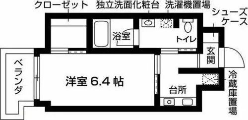 エスト日比野【5階】の間取り