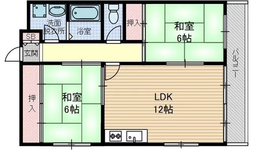 サークハイツ【103号室】の間取り