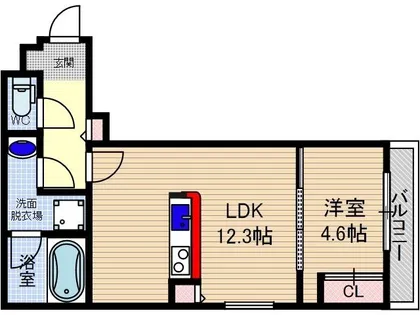 山崎マンション15【204号室】の間取り