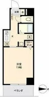 アーバンフラッツ伏見【9階】の間取り