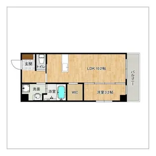 ノイエス ラント【301号室】の間取り