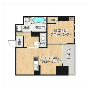 フェリクス吉塚【605号室】の間取り