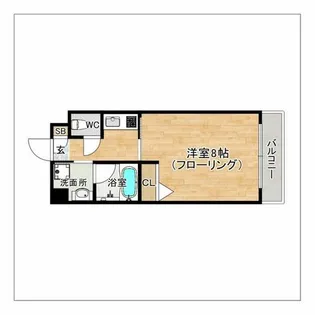 エムティースクエア吉塚駅前【2階】の間取り
