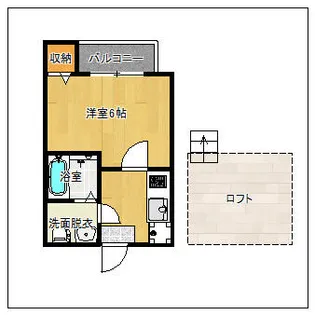 オリーブコーポ【201号室】の間取り
