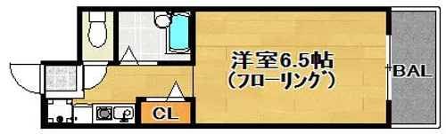 グレイス室見【502号室】の間取り