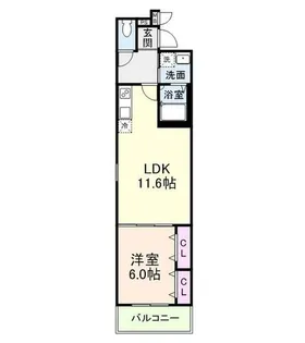 フジパレス深井水池町【2階】の間取り