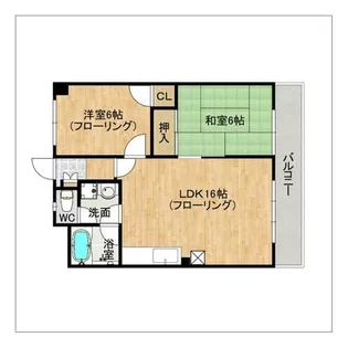 エクセレント野間【505号室】の間取り