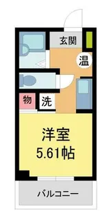 レジェンド西宮【202号室】の間取り
