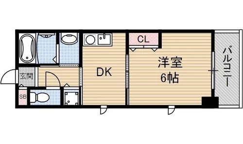 ファインヴェール・ウエスト【401号室】の間取り