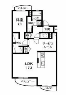 シャイン八番館【401号室】の間取り