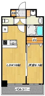 プレサンス兵庫ヴィアーレ【7階】の間取り