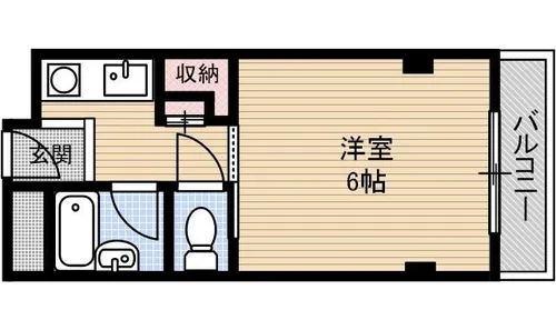 メゾンホワイト【3階】の間取り
