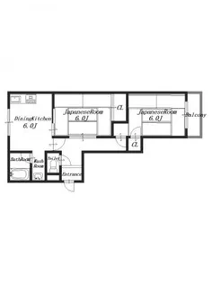 オークヒルズ大淀壱番館【3階】の間取り