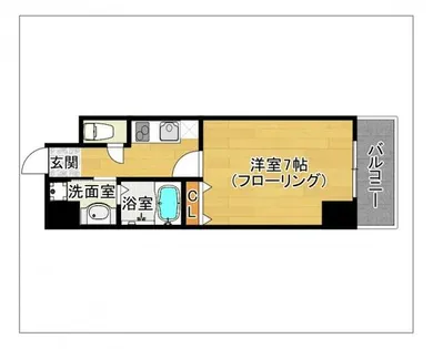 アルファレガロ大橋【902号室】の間取り