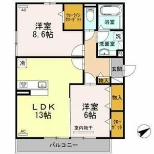 グラン・シャリオ 千種【2階】の間取り