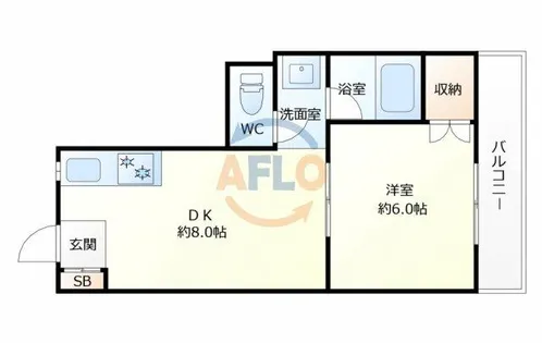 カーサ・ソレアード【3階】の間取り