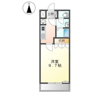ケイズビュー2番館【2階】の間取り