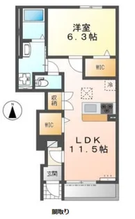 Central River【1階】の間取り