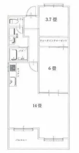大阪府豊中市緑丘1丁目【マンション】の間取り
