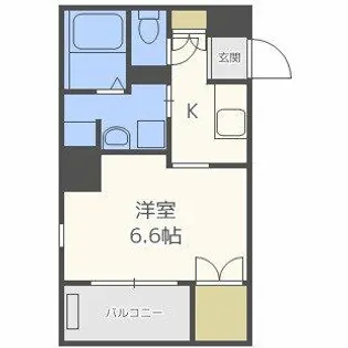 エイペックス京町堀【2階】の間取り