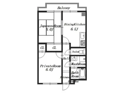 ディアコート【3階】の間取り