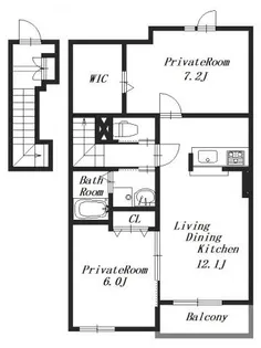 グランメゾン【2階】の間取り