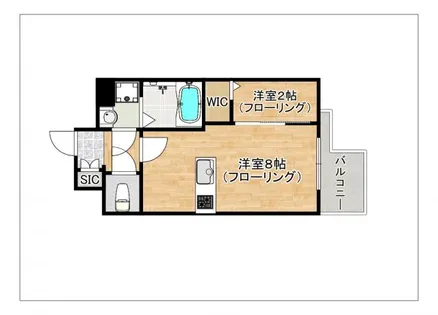 MODERN PALAZZO 博多デュオグランデWest【2階】の間取り
