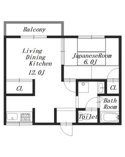 アネックス石川C棟【1階】の間取り