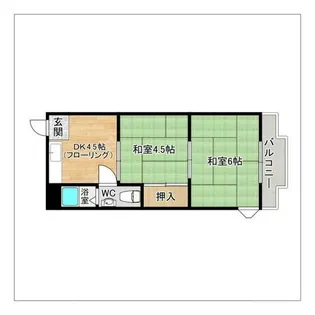 三筑グローリーハイツ【3001号室】の間取り
